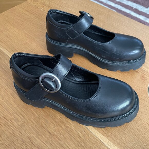 Vagabond Cosmo 2.0 - platform - mary jane - black leather - size 36 - Picture 2 of 7
